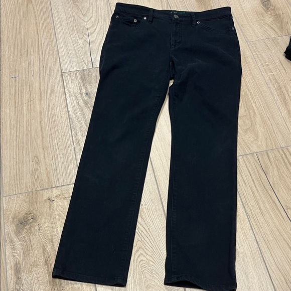 Lauren Ralph Lauren Denim - Lauren Ralph Lauren‎ Black Straight Leg Jeans